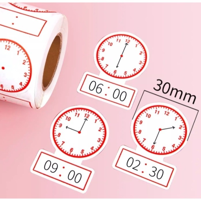 時鐘圓形貼紙(170貼)-細節圖2