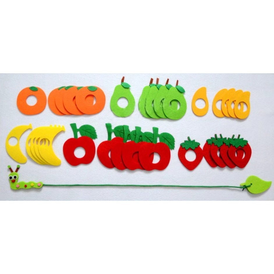 不織布好餓好餓的毛毛蟲教具活動道具-細節圖5