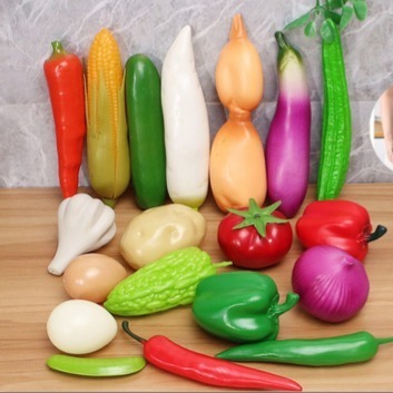 仿實品蔬菜模型(19顆)-細節圖3