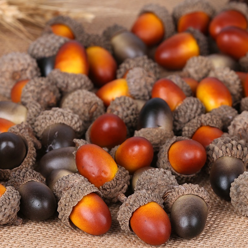 植物造型橡樹果模型(20顆)-細節圖7