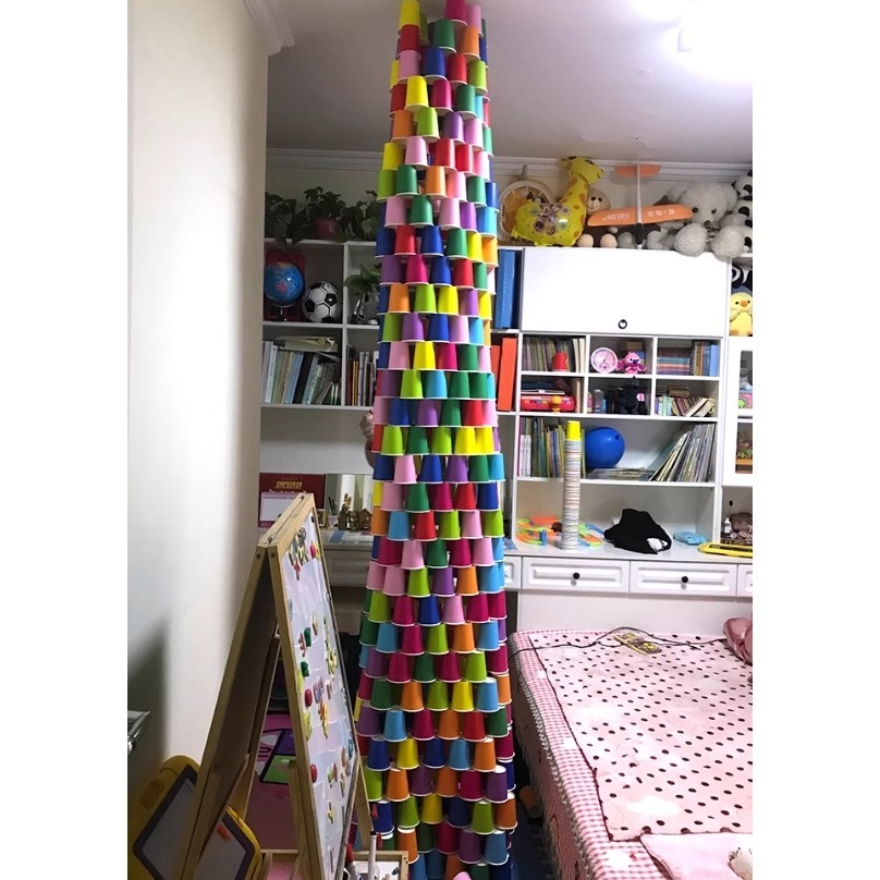 彩色勞作用加厚紙杯素材(20個)-細節圖2