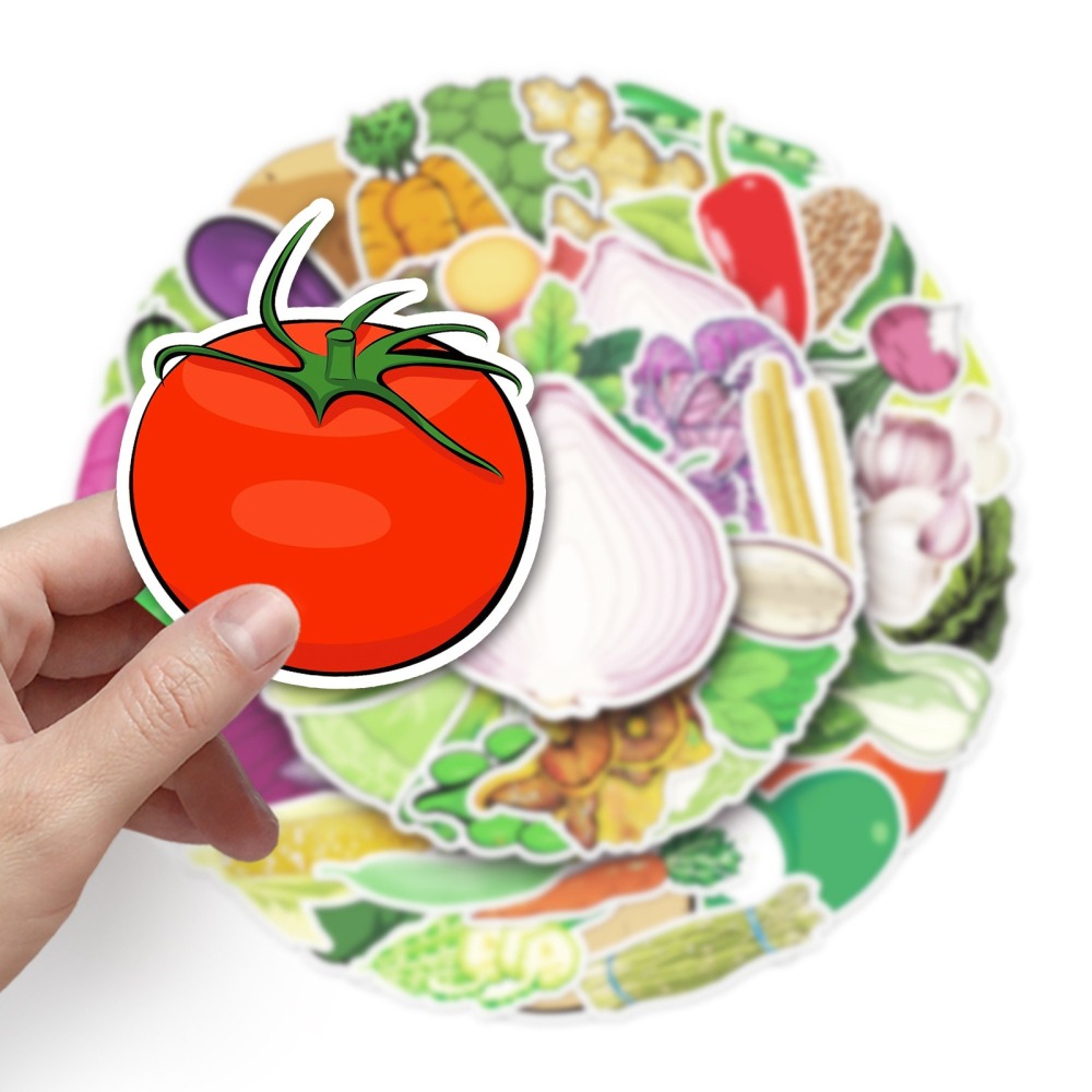 蔬菜主題防水貼紙 #591(50張)-細節圖5