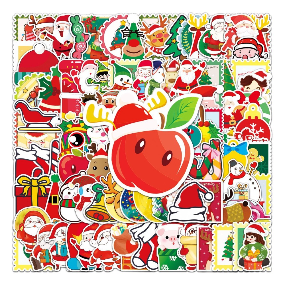 聖誕節主題防水貼紙 #42(50張)-細節圖7