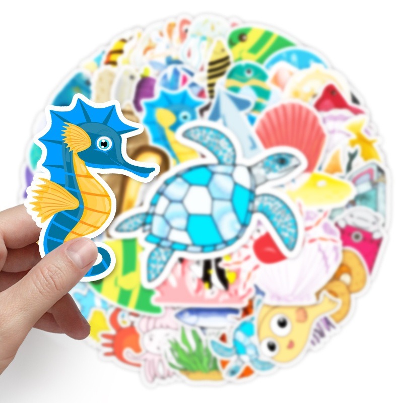 海洋動物防水貼紙 #153(100張)-細節圖5