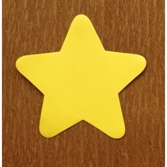 彩色星星/花朵/愛心/圓形厚造型貼片紙卡50色(50張)／① 必備基礎材料＿ 貼紙／貼片／黏貼材料-規格圖4