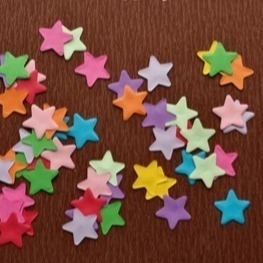 彩色星星/愛心/圓形造型貼片紙卡10色(60張)-細節圖6