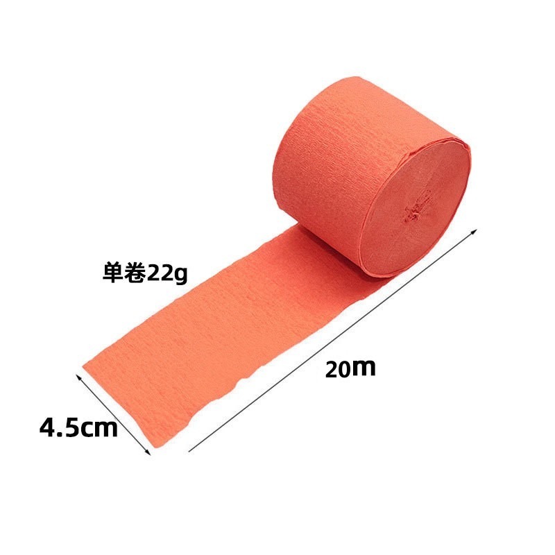 皺紋紙裝飾彩飄佈置拉旗特殊紙(6色)-細節圖7