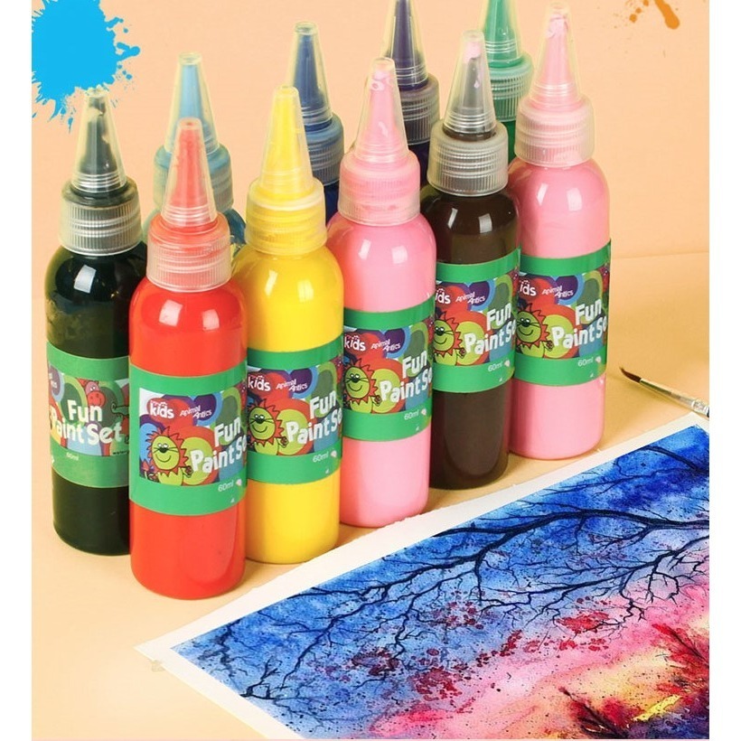 罐裝水彩顏料（可水洗）60ml-細節圖2