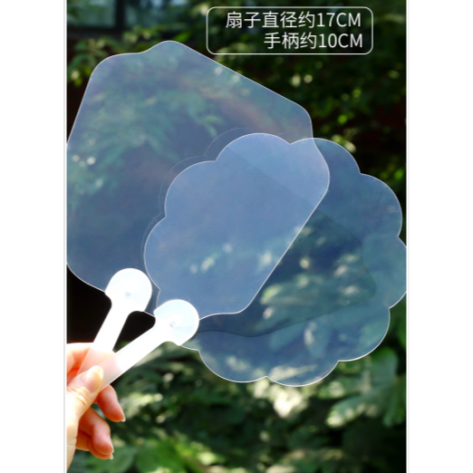 彩繪透明空白扇子素材(5支)／① 必備基礎材料＿ 基本創作基底-細節圖6