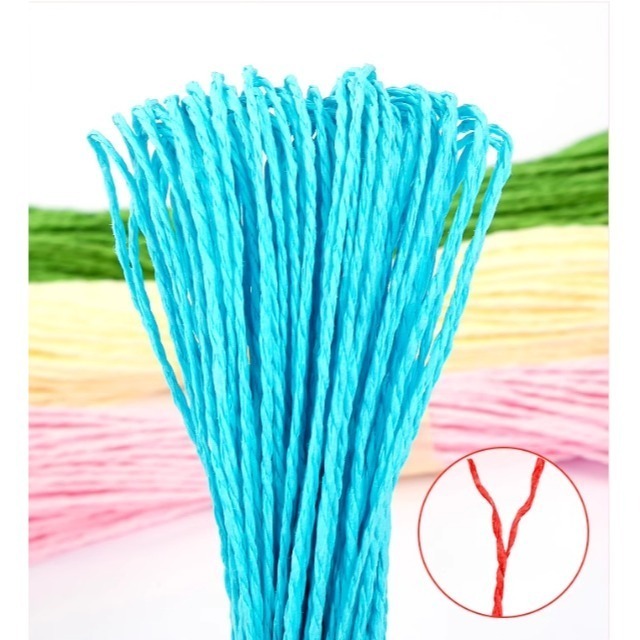 彩色紙繩創作線材(6色)(現貨特價品)／① 必備基礎材料＿裝飾零散素材-細節圖6