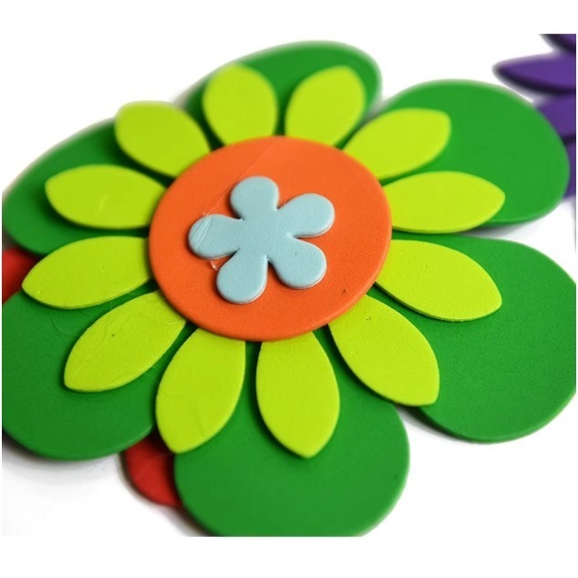 泡棉多層大花朵造型泡棉貼片（無背膠）(10朵)_創作零散材料／① 必備基礎材料＿ 貼紙／貼片／黏貼材料-細節圖2