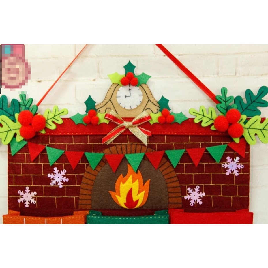 聖誕節12格收納袋（免裁剪材料包）-細節圖4