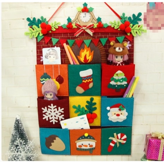 聖誕節12格收納袋（免裁剪材料包）-細節圖7