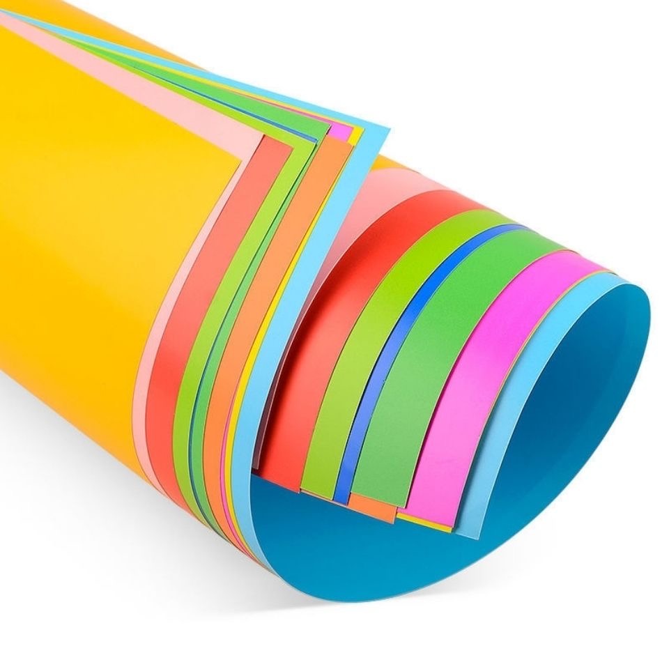 彩色亮面亮光厚卡紙(12色)-細節圖2