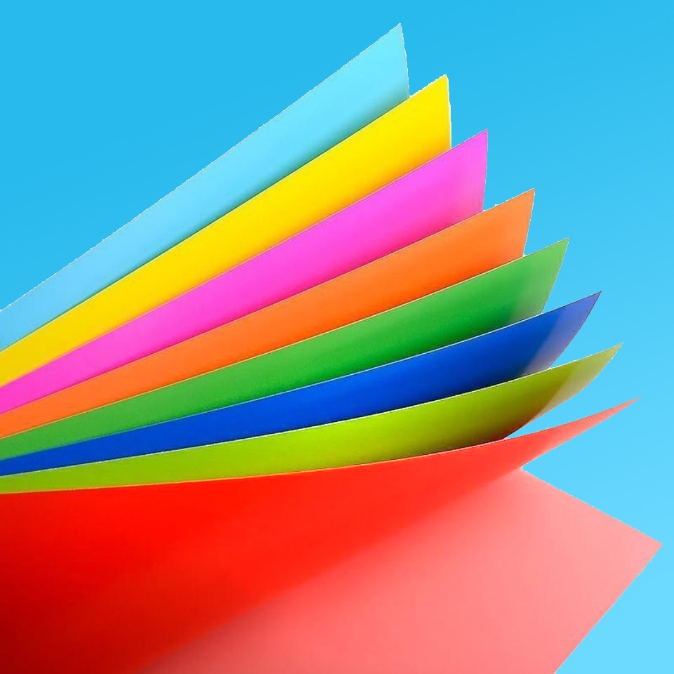 彩色亮面亮光厚卡紙(12色)-細節圖4