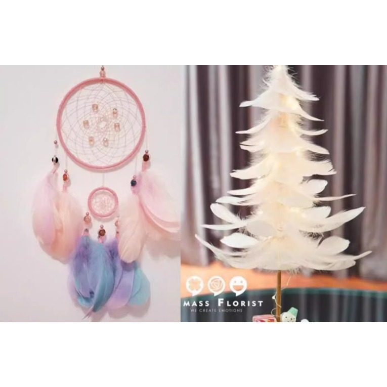 馬卡龍色補夢網中飄羽毛 (100支)-細節圖7