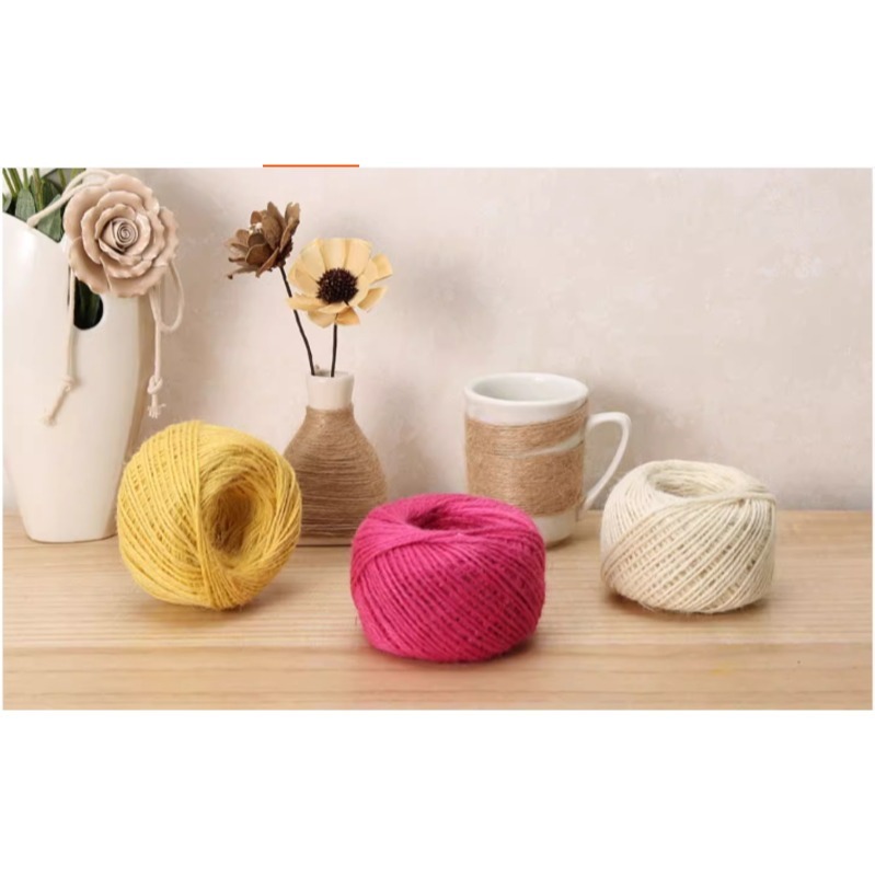 手工彩色麻繩線材-細節圖3