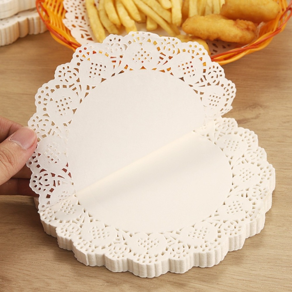 白色蕾絲花邊紙(50張)-細節圖5