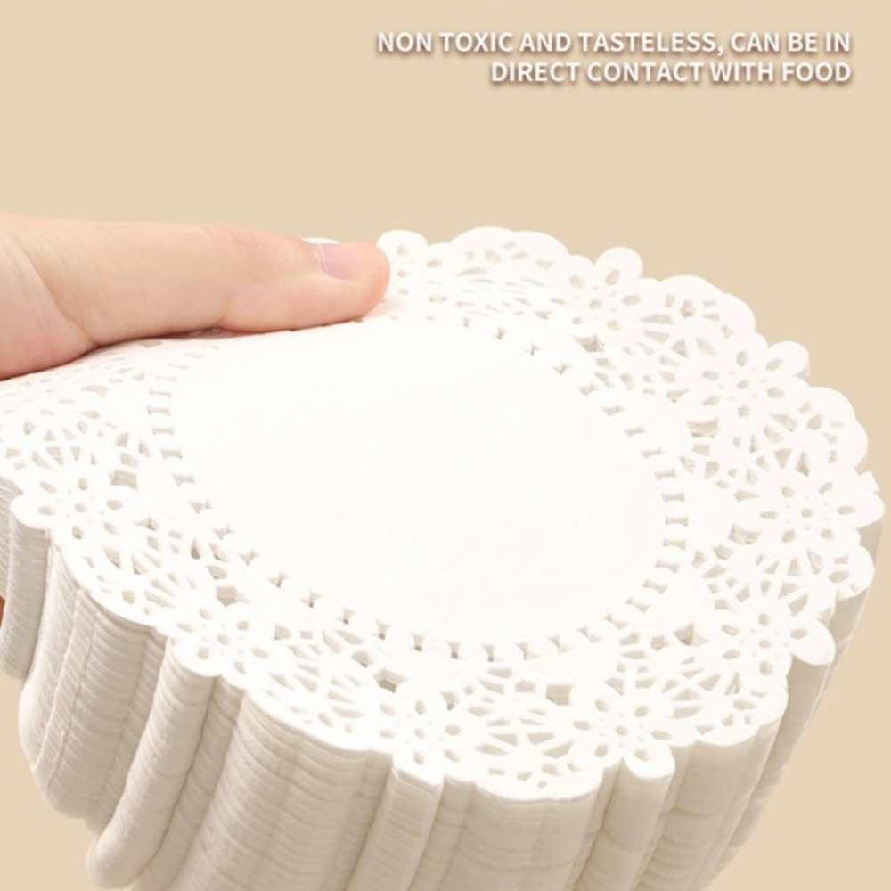 白色蕾絲花邊紙(50張)-細節圖7