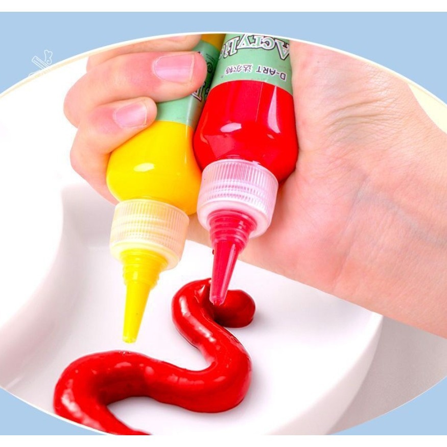 壓克力顏料六色組-細節圖3