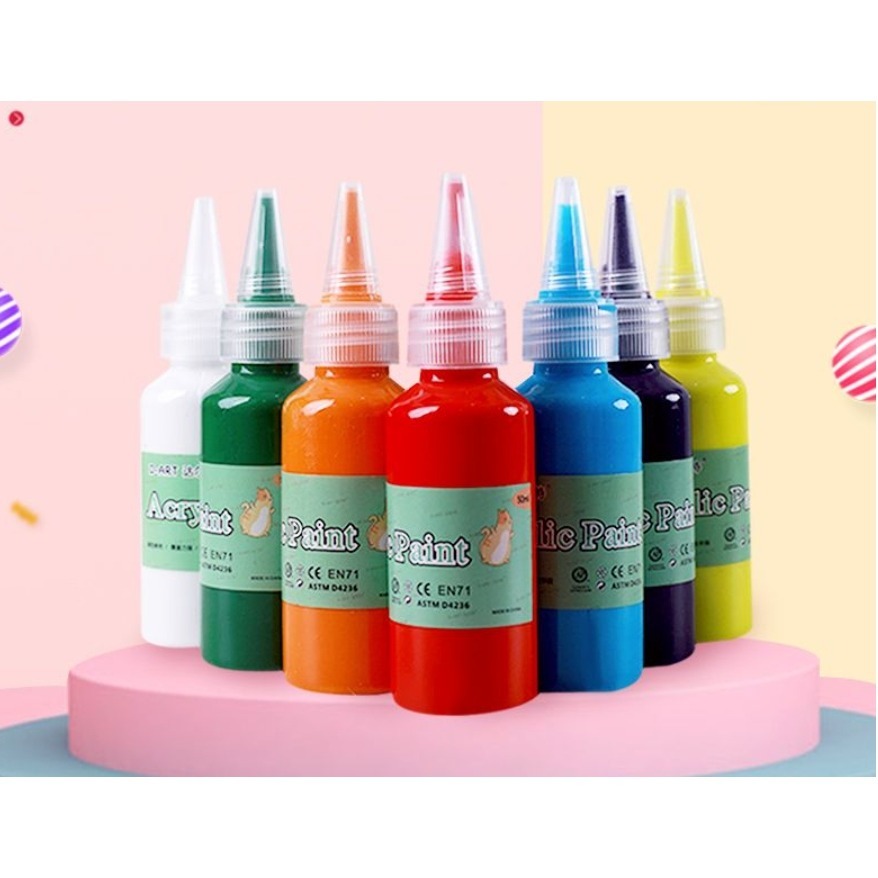 壓克力顏料六色組-細節圖4