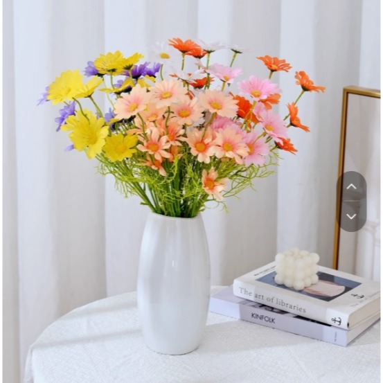 仿真小雛菊插花佈置品(5支)-細節圖4