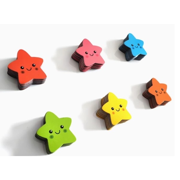 六色星星磁鐵片(60片)／① 必備基礎材料＿ 基本創作基底-規格圖4