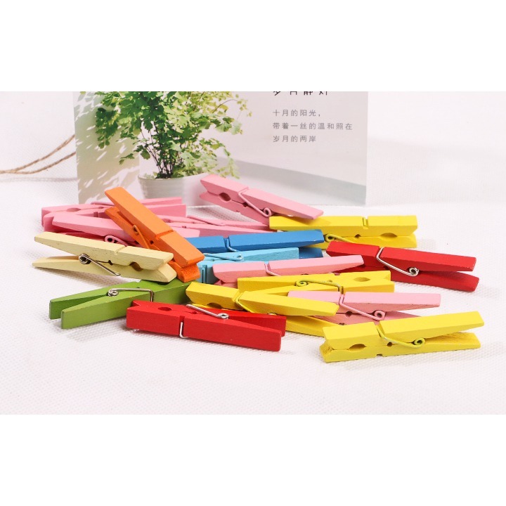 彩色木夾7.2CM *50支(特賣品)-細節圖4