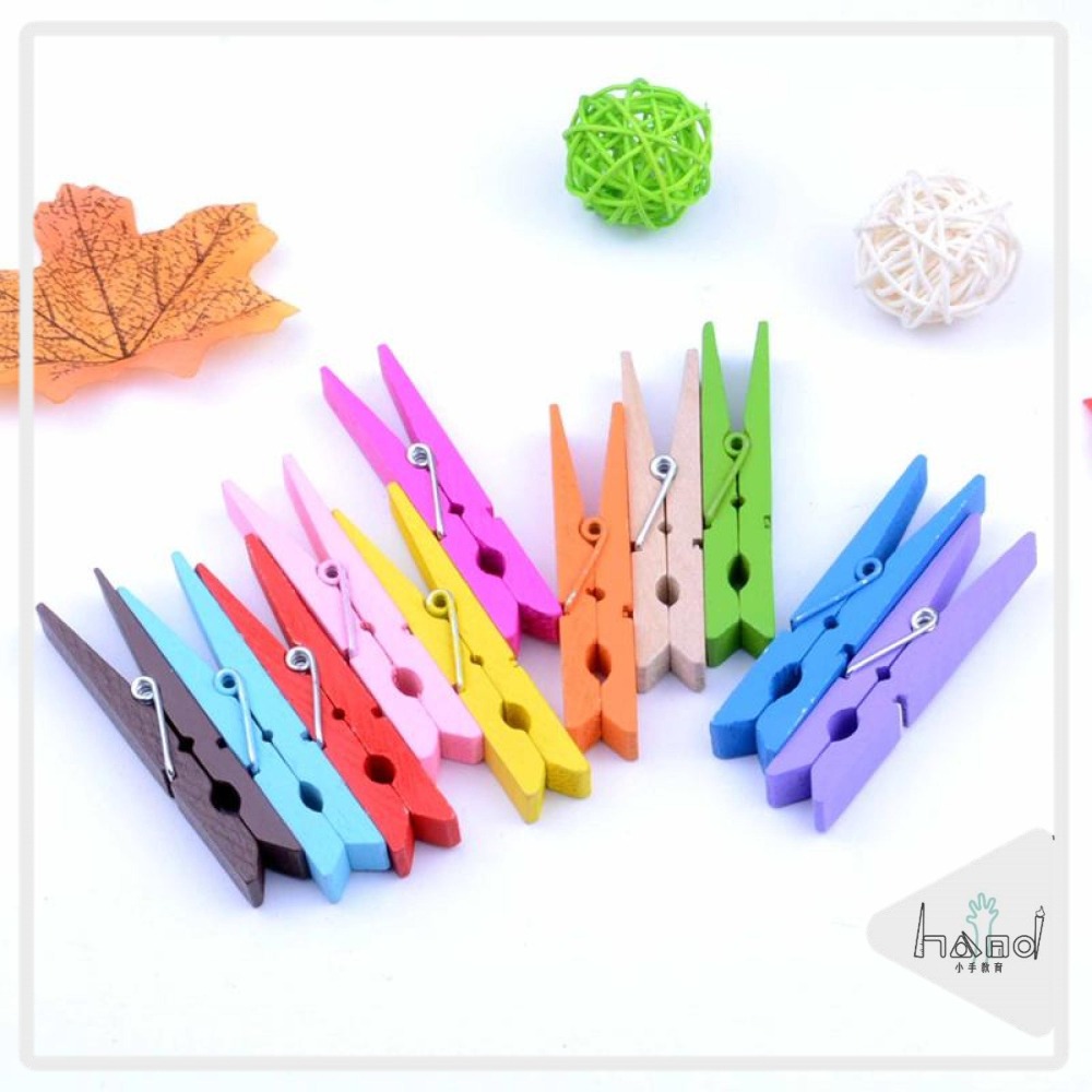 彩色木夾7.2CM *50支(特賣品)-細節圖7