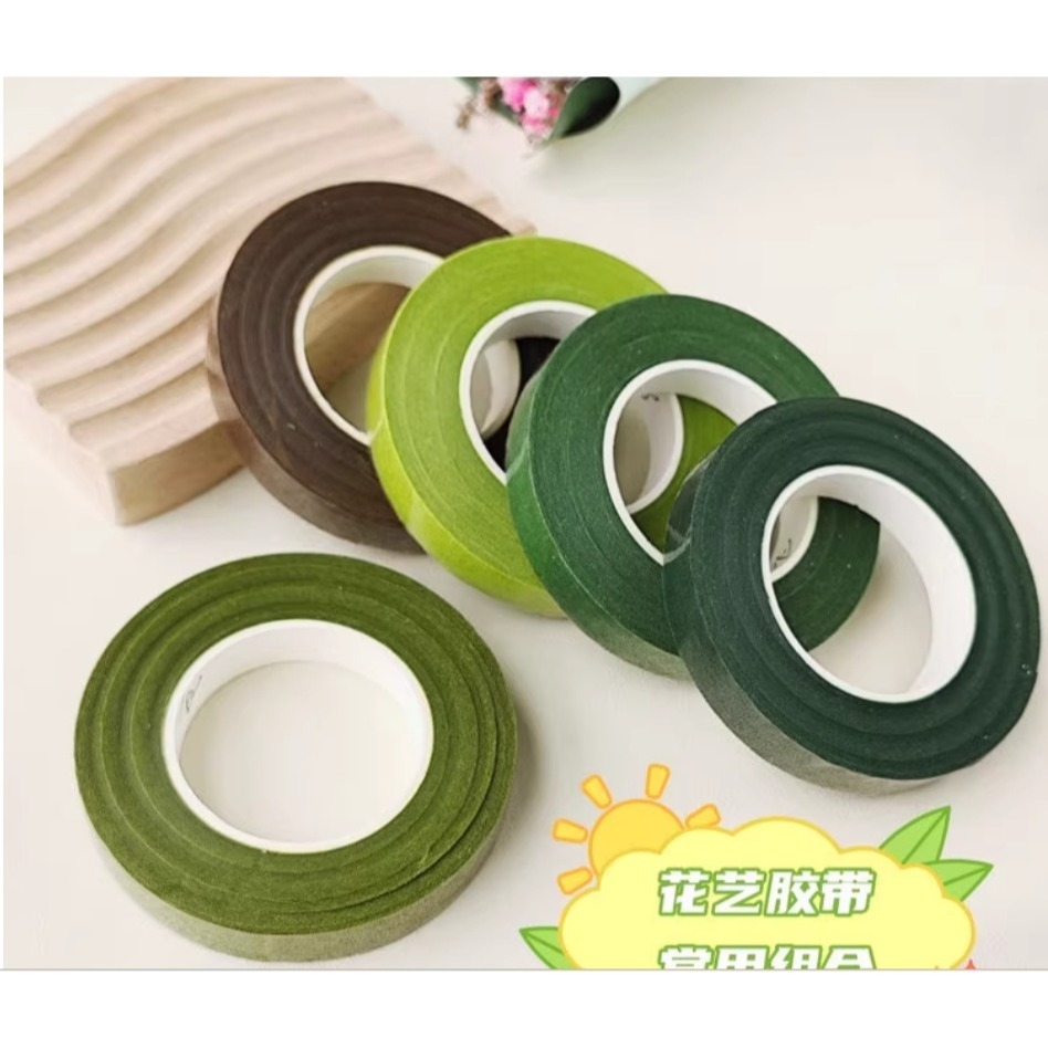 花藝膠帶_深綠(特賣品)-細節圖2