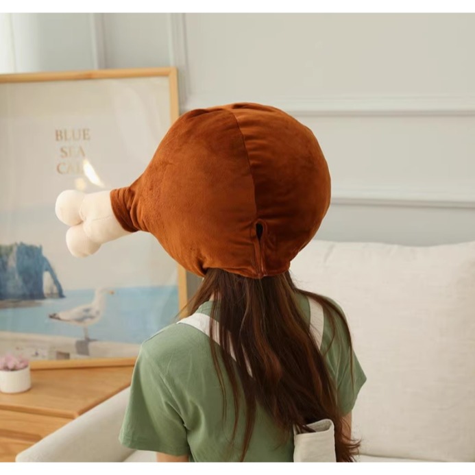 大人頭套_雞腿(特賣品)-細節圖2