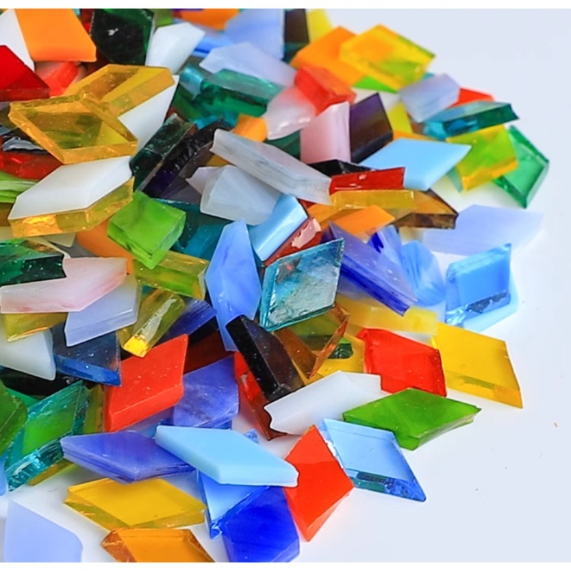 菱形云母石玻璃馬賽克磚(200克)-細節圖3