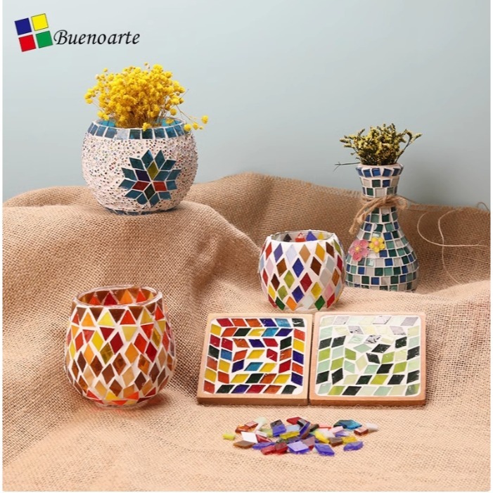 菱形云母石玻璃馬賽克磚(200克)-細節圖8