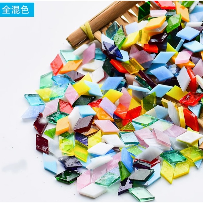 菱形云母石玻璃馬賽克磚(200克)-規格圖8