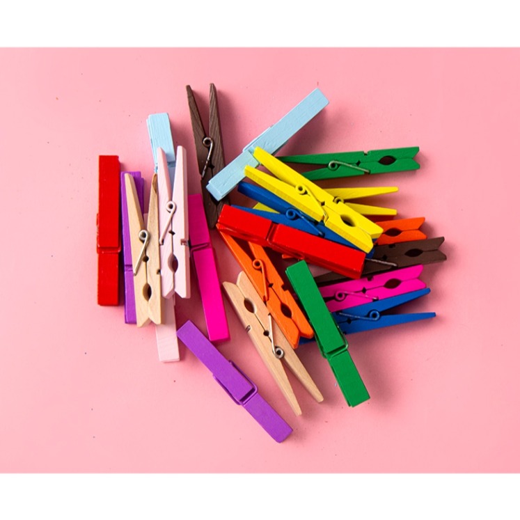 彩色木夾子(20支)-細節圖6