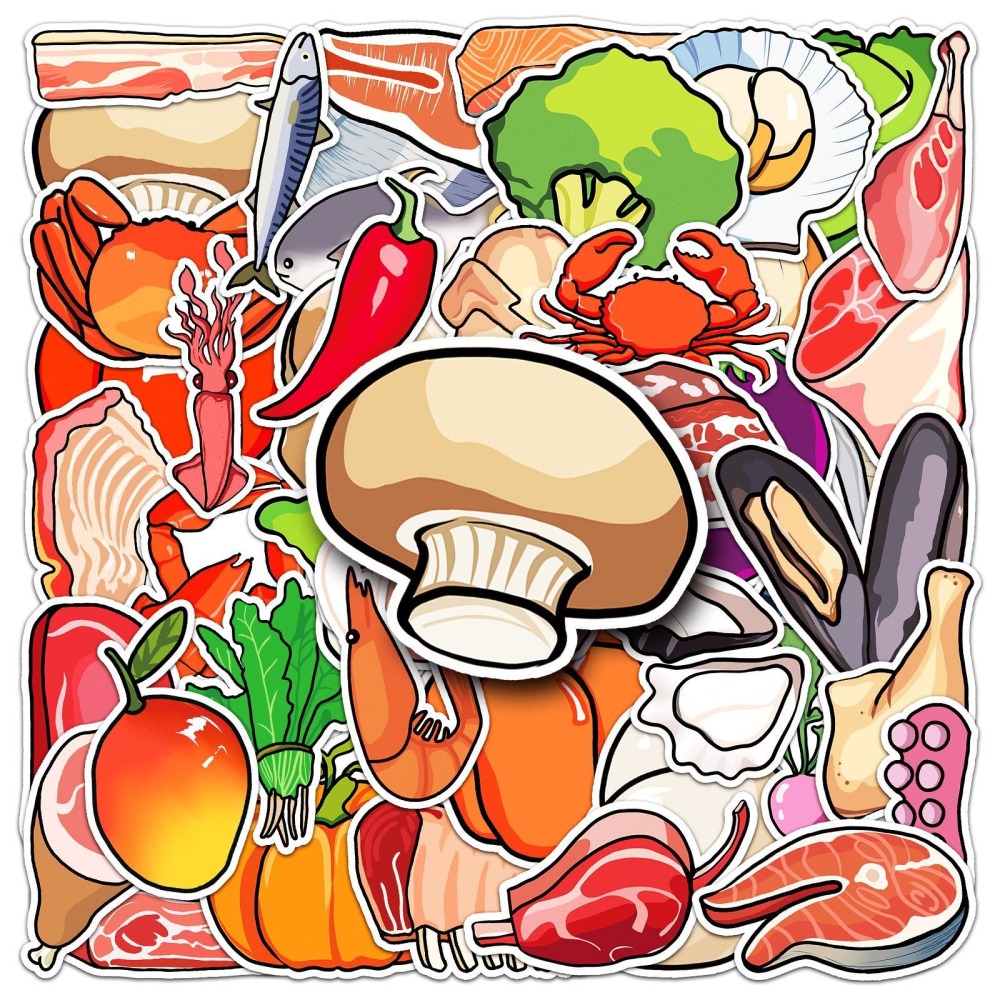 生鮮蔬果照防水貼紙 #774 (50張)-細節圖3