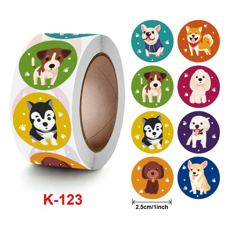 小狗貼紙K123(500貼)-規格圖3