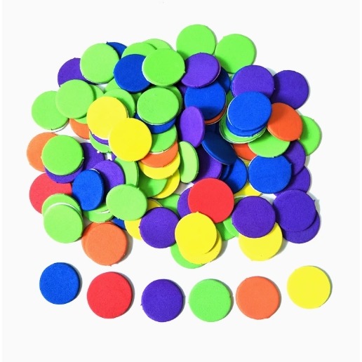 圓形彩色泡棉貼片_有背膠(175片)-細節圖5