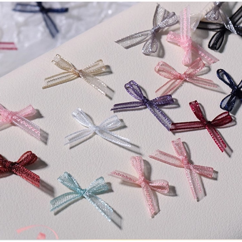 歐根紗蝴蝶結寬0.4cm (20個)-細節圖6