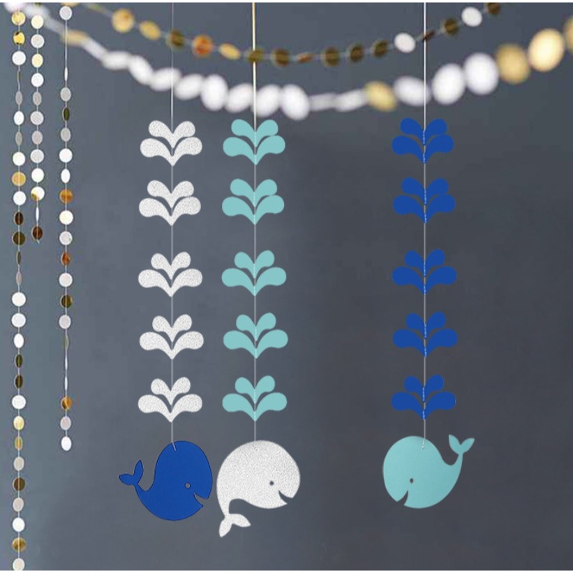 藍鯨魚空中吊飾(6條)-細節圖6