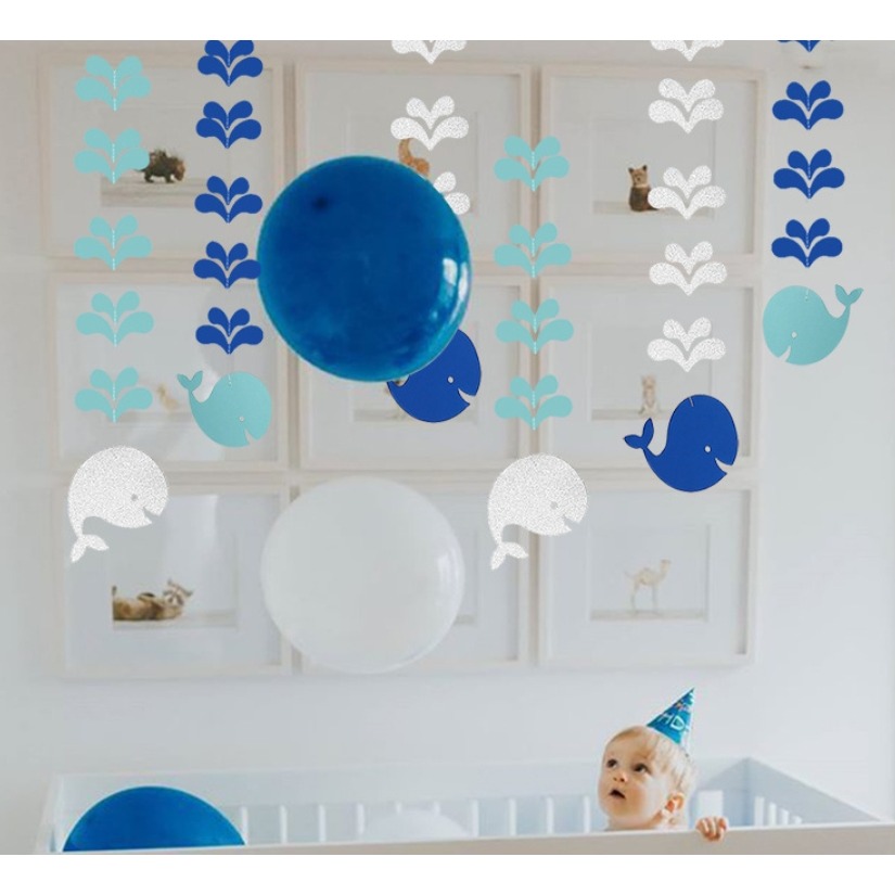 藍鯨魚空中吊飾(6條)-細節圖8