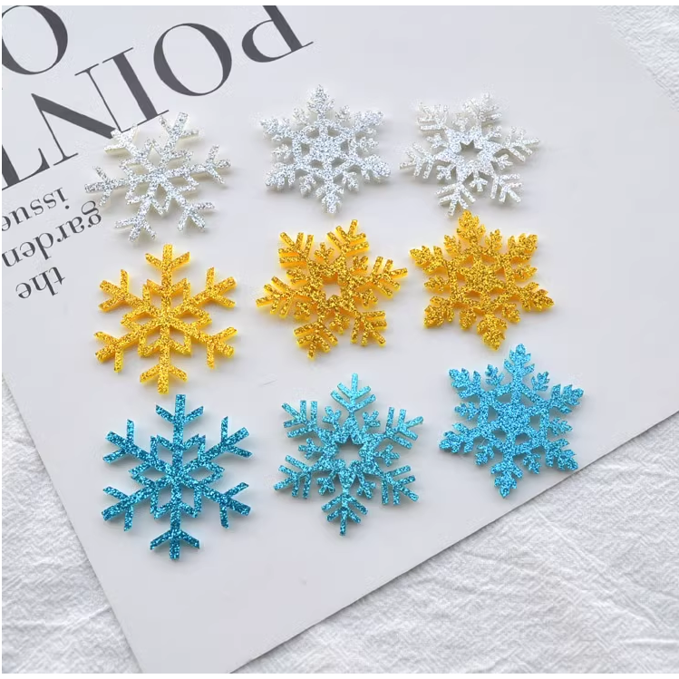 三色雪花貼片(150片)