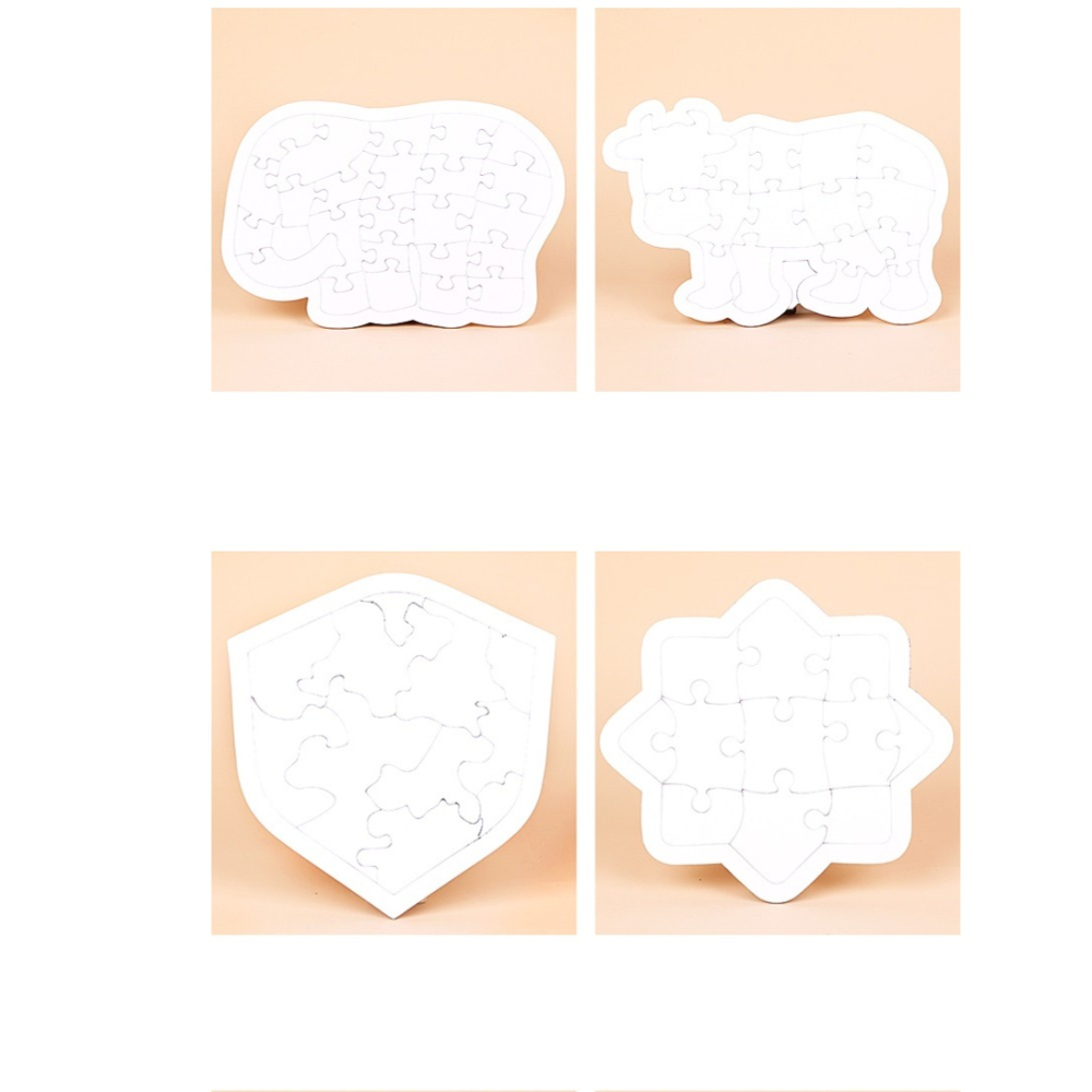 空白塗鴉創作拼圖-細節圖3