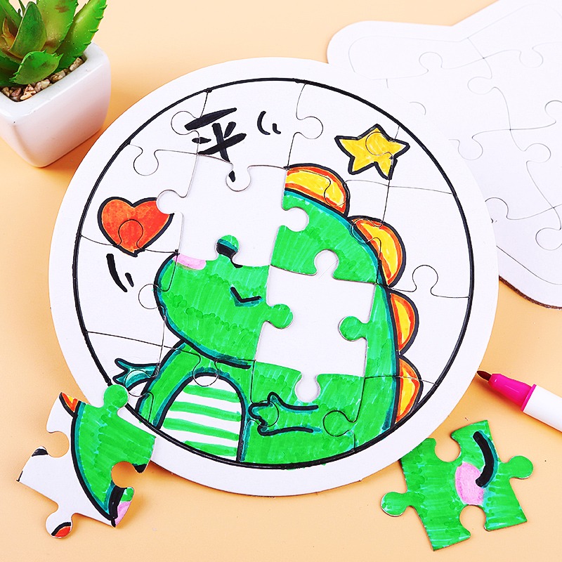 空白塗鴉創作拼圖-細節圖5