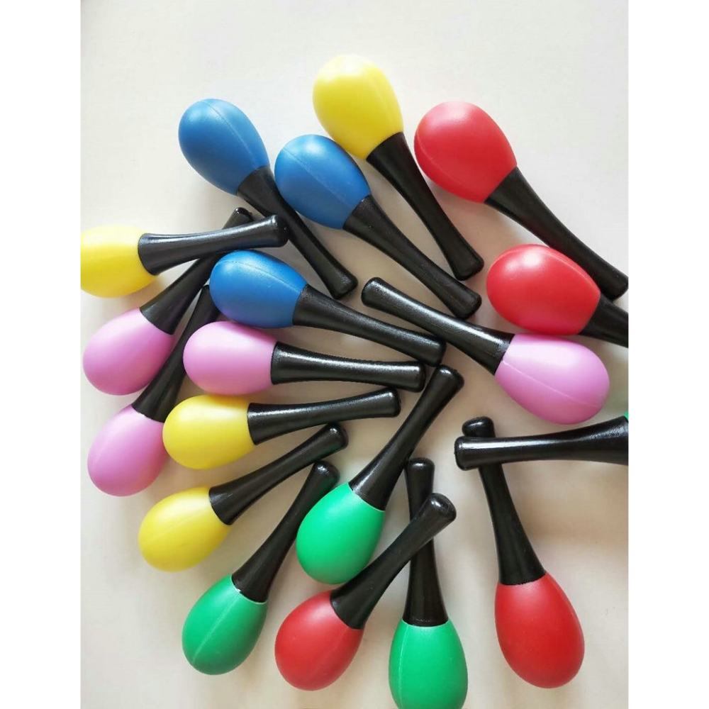 奧爾夫塑料沙錘手抓握搖(1對)／⑤ 活動道具-細節圖5