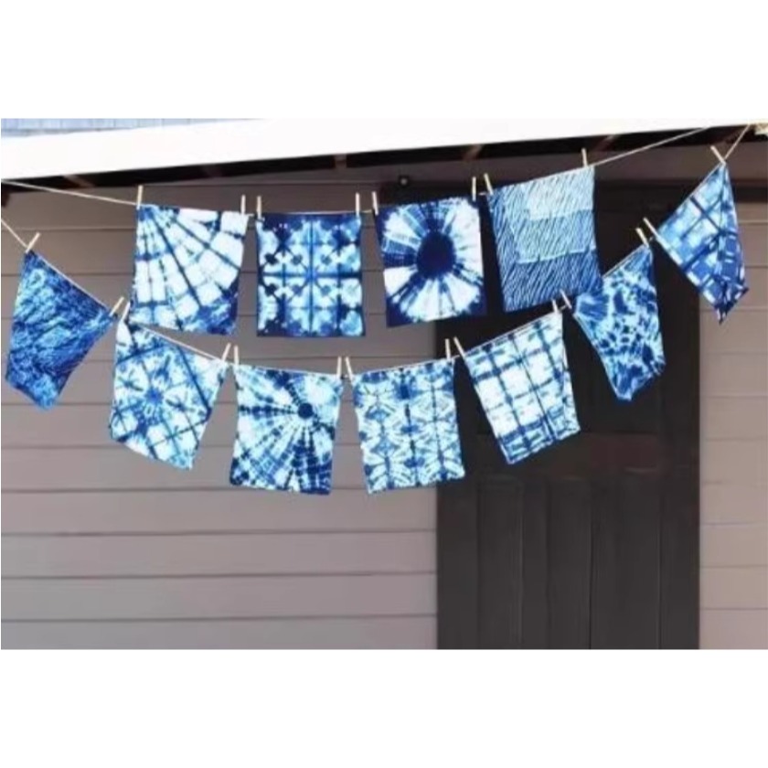 藍晒拓印染布布料-規格圖8