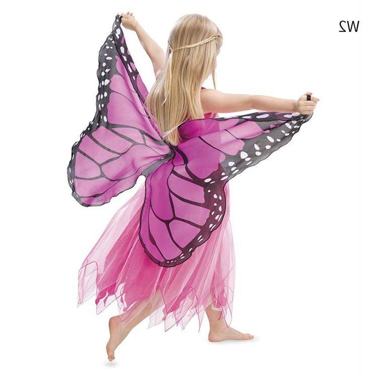 春天紗質蝴蝶披風-細節圖6