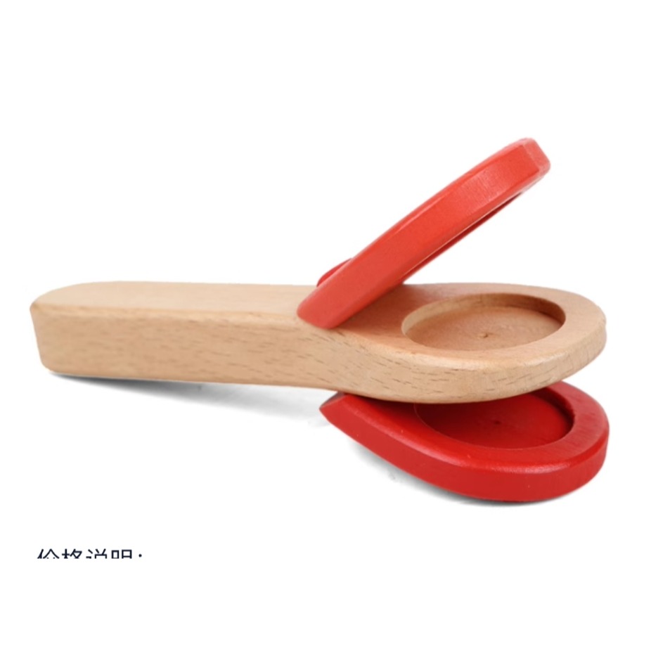 原木手搖拍拍響板-細節圖2