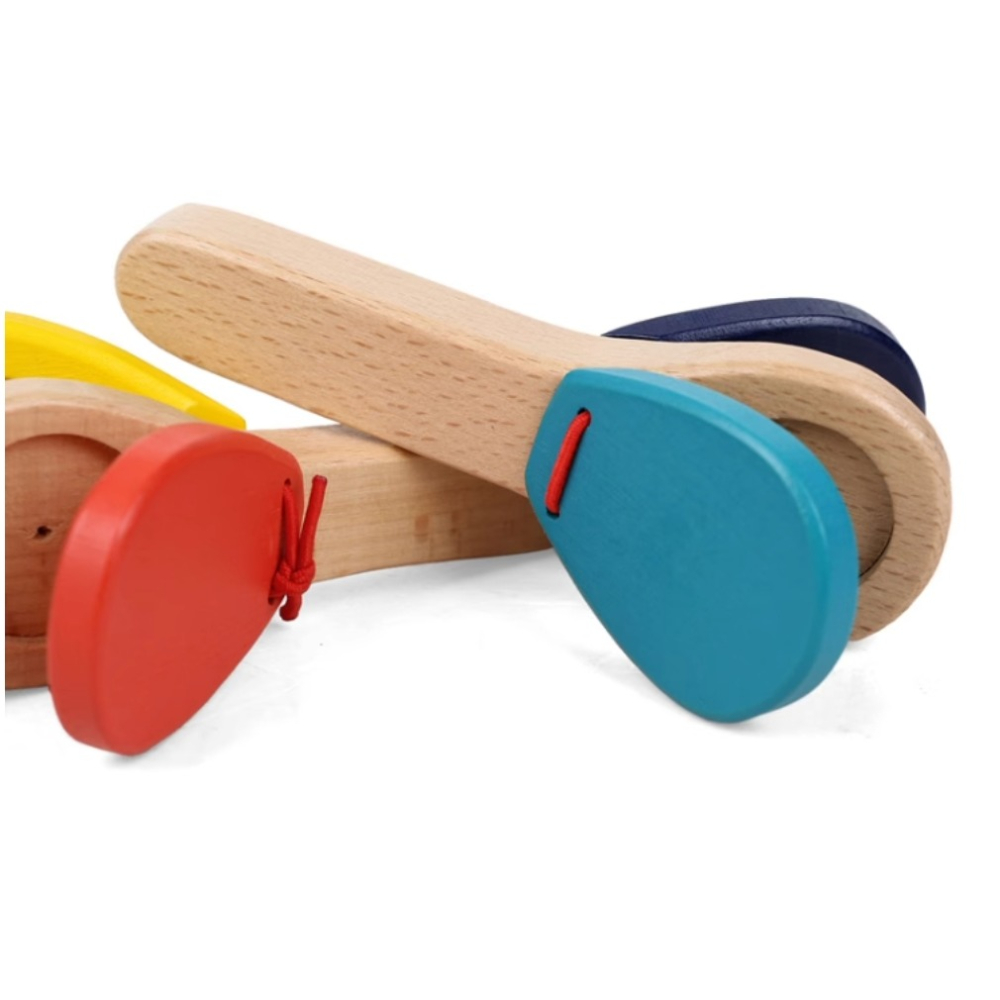 原木手搖拍拍響板-細節圖4