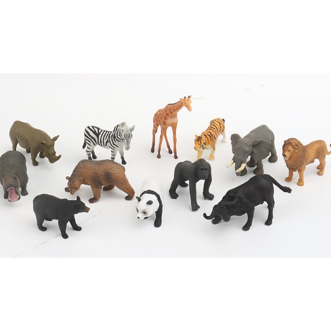 陸地動物模型英文字卡組-細節圖2